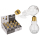 Salz & Pfefferstreuer, Glühlampe, ca. 11 cm,