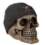 OOTB Spardose Totenkopf mit Fischermütze