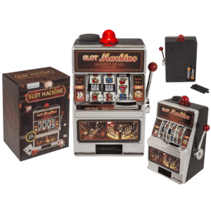 OOTB Spardose Spielautomat mit Klingel & LED