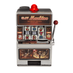 OOTB Spardose Spielautomat mit Klingel & LED
