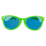 OOTB Jumbo-Spaßbrille mit farbigen Gläsern ca. 25 cm