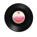 OOTB Untersetzer Vinyl-Schallplatte D: ca. 11 cm