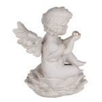 OOTB Sitzender Engel mit Perle auf Blume