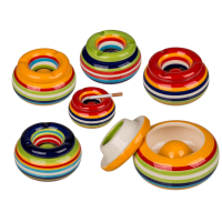 Sturmaschenbecher, Stripes, ca. 11 x 6 cm,
