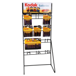 OOTB Metall-Displayständer für Kodak-Batterien