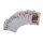 OOTB Mini-Spielkarten Poker ca. 6 x 4 cm 54 Karten