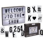 OOTB Beleuchtete Anzeigetafel mit 84 Buchstaben &