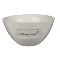 New Bone China-Müslischale, Lieblingsmensch