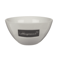 New Bone China-Müslischale, Lieblingsmensch