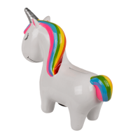Spardose mit Schloss, Einhorn, ca. 19 cm,