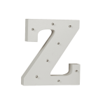 OOTB Beleuchteter Holz-Buchstabe Z mit 8 LED