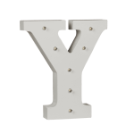 OOTB Beleuchteter Holz-Buchstabe Y mit 7 LED