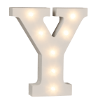 OOTB Beleuchteter Holz-Buchstabe Y mit 7 LED