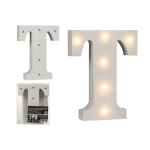 OOTB Beleuchteter Holz-Buchstabe T mit 6 LED