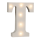 OOTB Beleuchteter Holz-Buchstabe T mit 6 LED