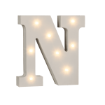 OOTB Beleuchteter Holz-Buchstabe N mit 8 LED