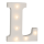 OOTB Beleuchteter Holz-Buchstabe L mit 6 LED