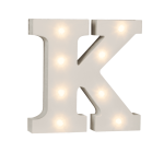 OOTB Beleuchteter Holz-Buchstabe K mit 8 LED