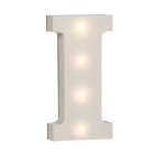 OOTB Beleuchteter Holz-Buchstabe I mit 4 LED