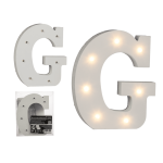 OOTB Beleuchteter Holz-Buchstabe G mit 7 LED