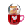 OOTB Glitterkugel Bär auf Sockel Tasse I love you