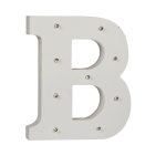 OOTB Beleuchteter Holz-Buchstabe B mit 9 LED