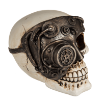OOTB Deko-Totenkopf Cyborg Skull ca. 16 cm