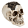 Deko-Totenkopf, Cyborg Skull, ca. 16 cm,