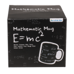 OOTB Schwarzer Becher Mathematic ca. 13 x 11 cm
