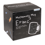 OOTB Schwarzer Becher Mathematic ca. 13 x 11 cm