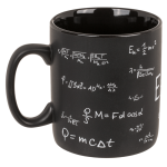 OOTB Schwarzer Becher Mathematic ca. 13 x 11 cm