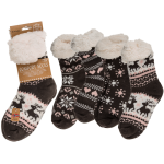 OOTB Damen-Hüttensocken Dark Ice Flower & Ornaments