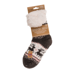 OOTB Damen-Hüttensocken Dark Ice Flower & Ornaments