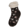 OOTB Damen-Hüttensocken Dark Ice Flower & Ornaments