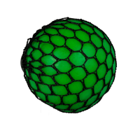 Squeeze-Ball im Netz, ca. 7 cm,
