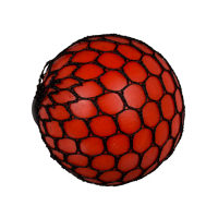 Squeeze-Ball im Netz, ca. 7 cm,