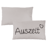 OOTB Cremefarbenes Deko-Kissen Auszeit