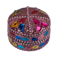 Bunte Schmuckdose mit orientalischem Design,