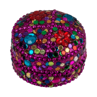 Bunte Schmuckdose mit orientalischem Design,