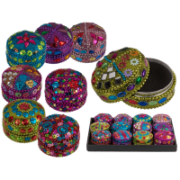 OOTB Bunte Schmuckdose mit orientalischem Design