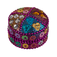 OOTB Bunte Schmuckdose mit orientalischem Design