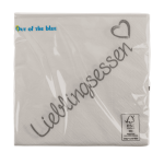 OOTB Weiße Papier-Servietten Lieblingsessen