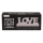 OOTB Weißer Schriftzug Love mit 27 warmweißen LED