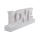 OOTB Weißer Schriftzug Love mit 27 warmweißen LED