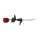 OOTB Rote Rose mit farbwechselnder LED (inkl. Batterie)