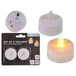 OOTB Teelicht mit warmweißen LED-Flackerlicht