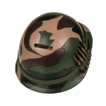 OOTB Spardose mit Schloss Totenkopf mit Armyhelm &