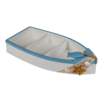 OOTB Holz-Boot mit maritimer Deko ca. 42 x 195 cm