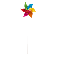 Bunte Windmühle, ca. 27 cm,