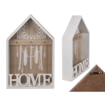OOTB Weiß/naturfarbener Holz-Schlüsselkasten Home
